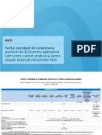 Tarif Standard de Comisioane PF