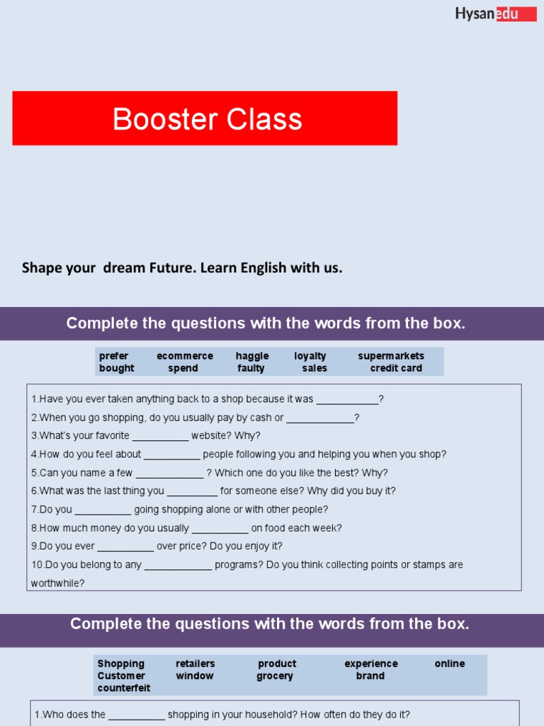 Learn English Through Shopping Scenarios | PDF | Supermarket | Retail