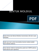 Bentuk Molekul TEORI DOMAIN ELEKTRON