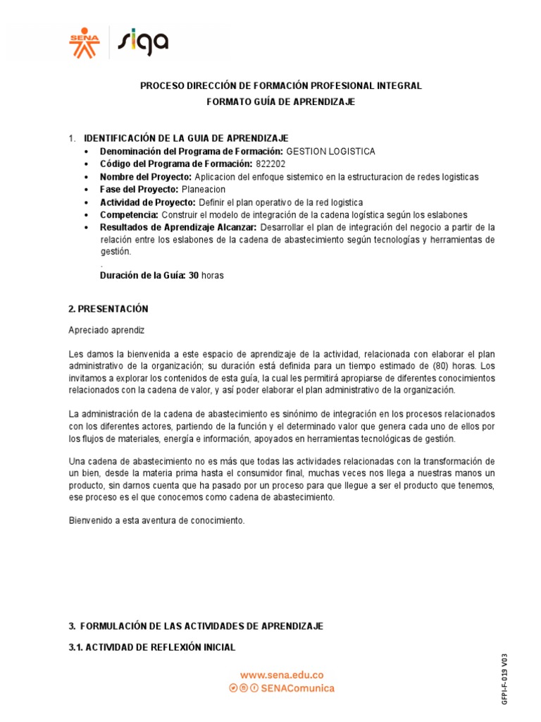 Integración en la Cadena de Abastecimiento | PDF | Logística | Marketing