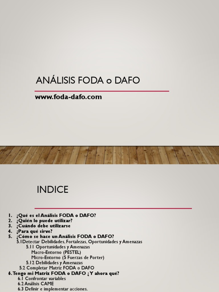 Anlisis Foda O Dafo Ppt Powerpoint