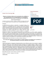 Resolución de Conflictos y Su Consagración en La Constitución de La República Bolivariana de Venezuela - El Arbitraje y La Mediación