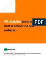 40 citações poderosas para sua redação