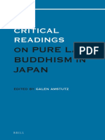 Critical Readings on Pure Land Buddhism in Japan - Vol 1
