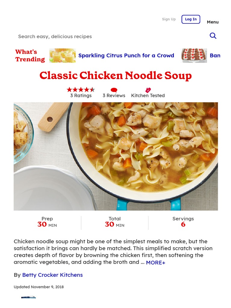 Chicken Noodle Soup (from scratch) - Budget Bytes