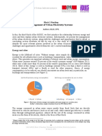 Management of Urban Electricity Systems