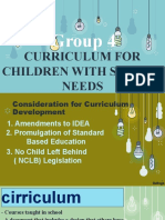 Curriculum For Children With Special Needs