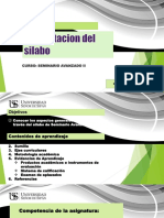 1.- Diapositiva Silabo Seminario Avanzado II