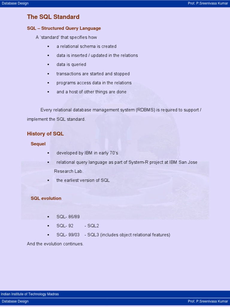 SQL | PDF