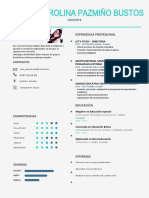 Curriculum Vitae Valeria Pazmino