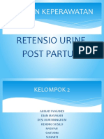 Asuhan Keperawatan: Retensio Urine Post Partum