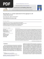 3 E Recycled Glass As A Partial Replacement For Fine Aggregate in Self Compacting Concrete