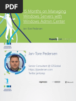 15 Months On Managing Windows Servers With Windows Admin Center