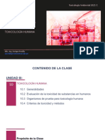 Unidad Iii: Mecanismos de La Toxicodinámica de La Contaminantes