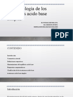 Fisiopatología de Los Trastornos Acido Base Simples