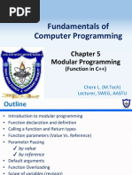 Chapter 5 - Modular Programming-2