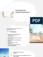 Funciones Del Asesor Pedagógico