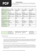 The Material World IPAT Equation Activity Sheet Answers Completed by Me