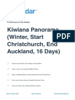 Kiwiana Panorama (Winter, Start Christchurch, End Auckland, 16 Days)