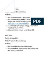 PDPR Bahasa Melayu THN Satu