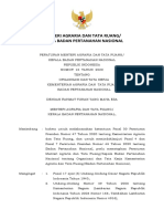 Permentri ATR KBPN Nomor 16 Tahun 2020 TTG OTK Kementerian ATR BPN - Garuda