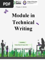 Module 1 - Introduction To Technical Writing (Lesson 1 - Definition ...