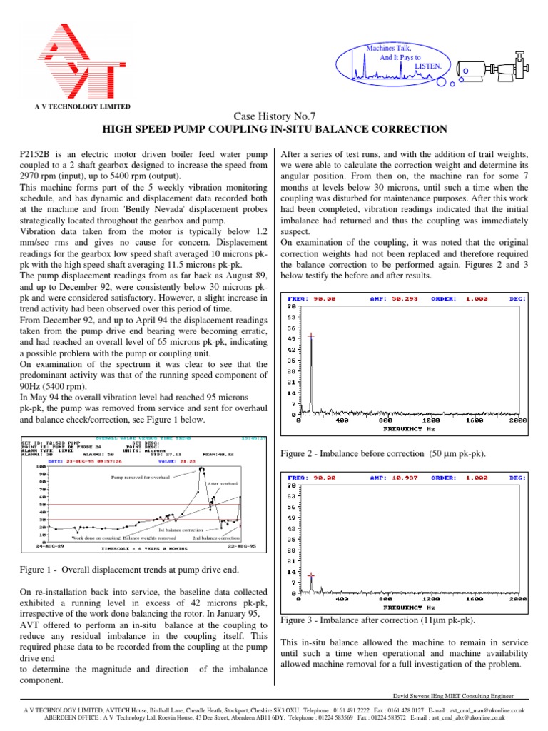 Pump Coupling Balancing PDF Transmission (Mechanics) Pump