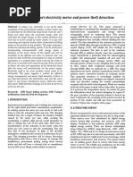 Iot Based Smart Electricity Meter and Power Theft Detection