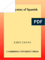 49.the Syntax of SpanishKaren Zagona