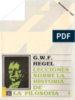 Cap. I-A, Hegel -Lecciones Sobre La Historia de La Filosofia, Cap I