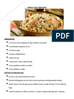 Arroz Con Verduras