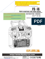 Manual Radio Controle para Modelismo Fs-I6