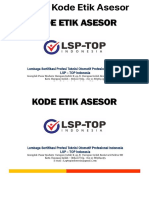 Ikrar Dan Kode Etik Asesor - LSP-ToP Indonesia
