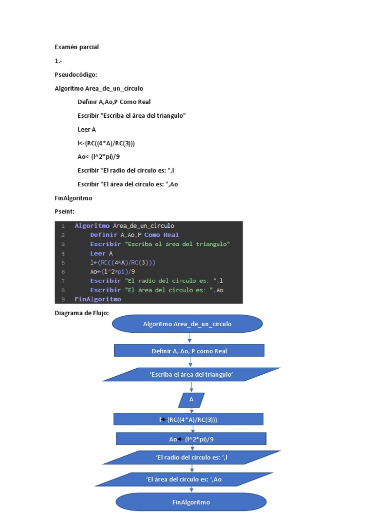 Examen Programacion Parcial | PDF | Arduino | Algoritmos