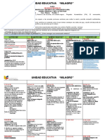 1roj Proyecto 1 Agenda Semanal 3 -1ro Bachillerato