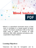 Blood Analysis: Christian C. Pacquing