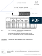 Customer Drawing: Raybraid Plated Copper Braid