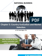 International Business: Chapter 5: Country Evaluation and Market Selection