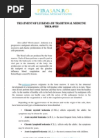 Download Treatment of Leukemia by Traditional Medicine Therapies by Pirasan Traditional Medicine Center SN51637671 doc pdf