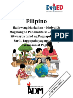 FIL 1 Q2 M3-Magalang-na-Pananalita-sa-Angkop-Na-Sitwasyon-sa-Pagpapakilala-ng-Sarili - Edited