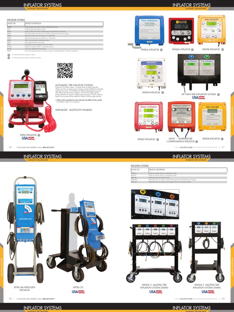 89mxa Inflator 89xda Inflator 89Xhb Inflator | PDF | Tire | Valve