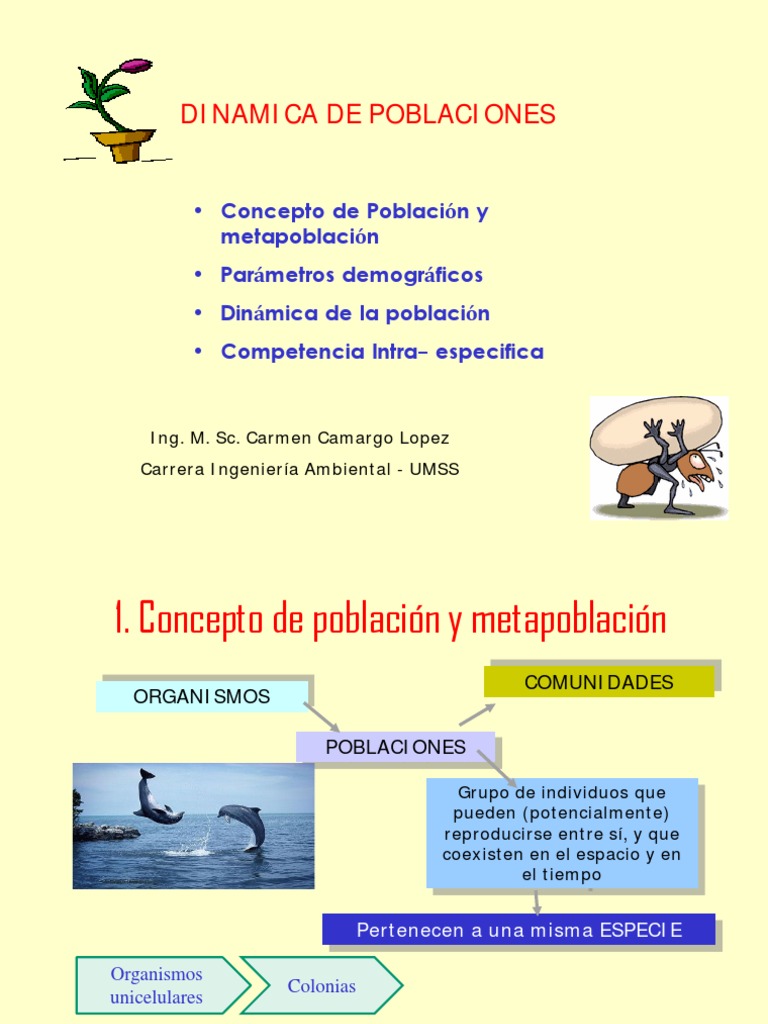 Dinámica de Poblaciones en Ecología | PDF | Crecimiento de la población ...