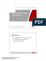 LTO Handover Fault-Diagnose