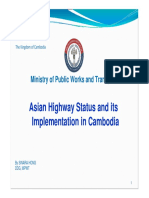 Asian Highway Status and Its Implementation in Cambodia: Ministry of Public Works and Transport