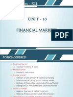 Business Studies - XII: Financial Markets Explained