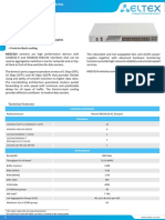 Data Sheet: - Non-Blocking Architecture - Bandwidth 800 Gbps