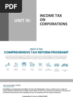 Unit Iii:: Income Tax ON Corporations