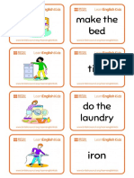 Flashcards Chores 2018