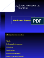 Aula Elaboracao de Projetos de Pesquisa