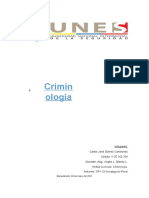 Criminología: estudio de la conducta criminal